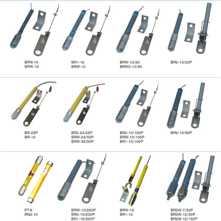 BR1、BRN、BR2、BRW系列电力电容器专用保护熔断器产品图