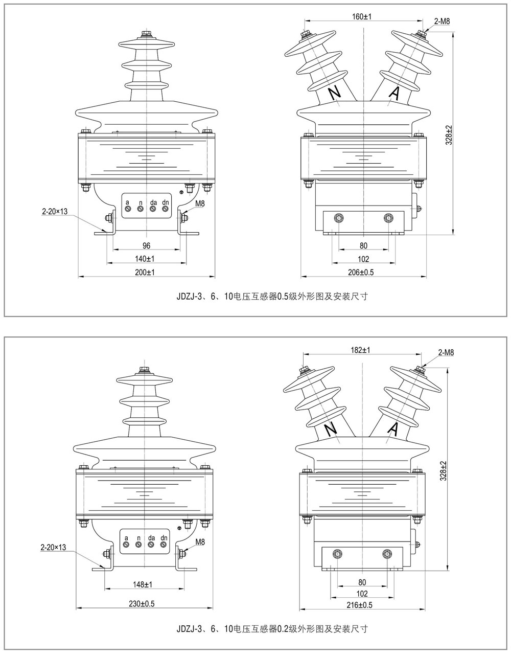 外形及安装尺寸图