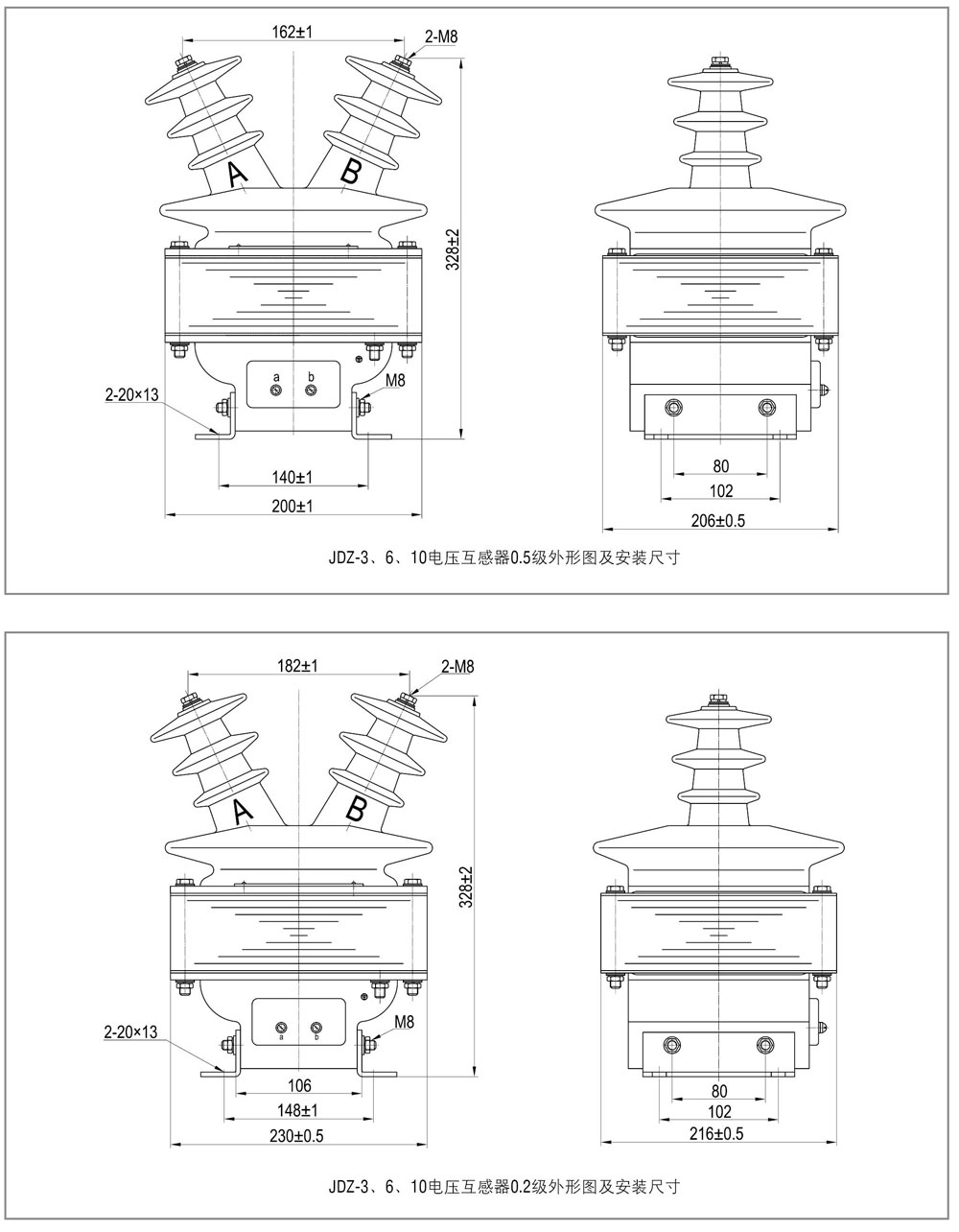外形及安装尺寸图