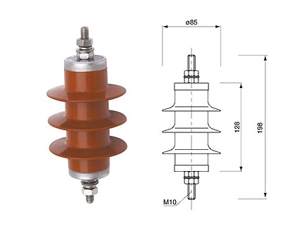 HY5WS-10/30配电型氧化锌避雷器外观