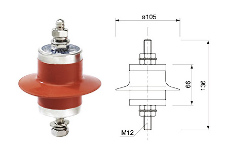 HY2.5WD-0.26/7.2电站型氧化锌避雷器外观